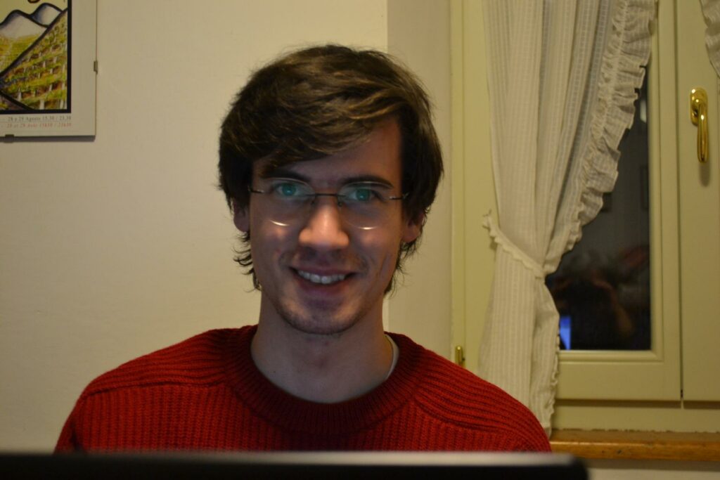 MLWatts (Wikipedian at work) - a man with glasses on